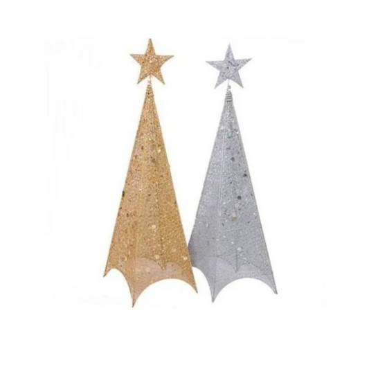 Árbol de Navidad LED Piramidal 210 cm - Moderno y Fácil de Armar