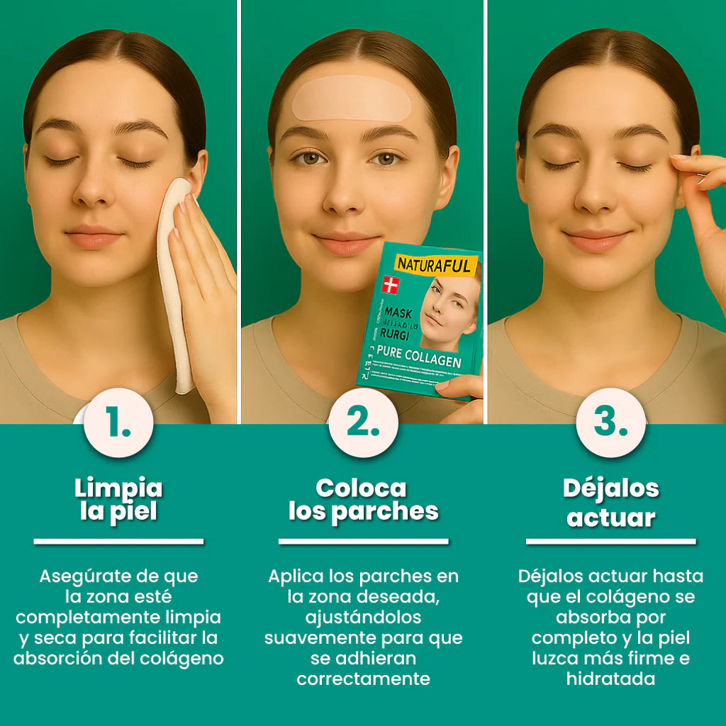SkinLift™ – Parches de Colágeno Antiarrugas para Frente - Hidratación y Efecto Lifting